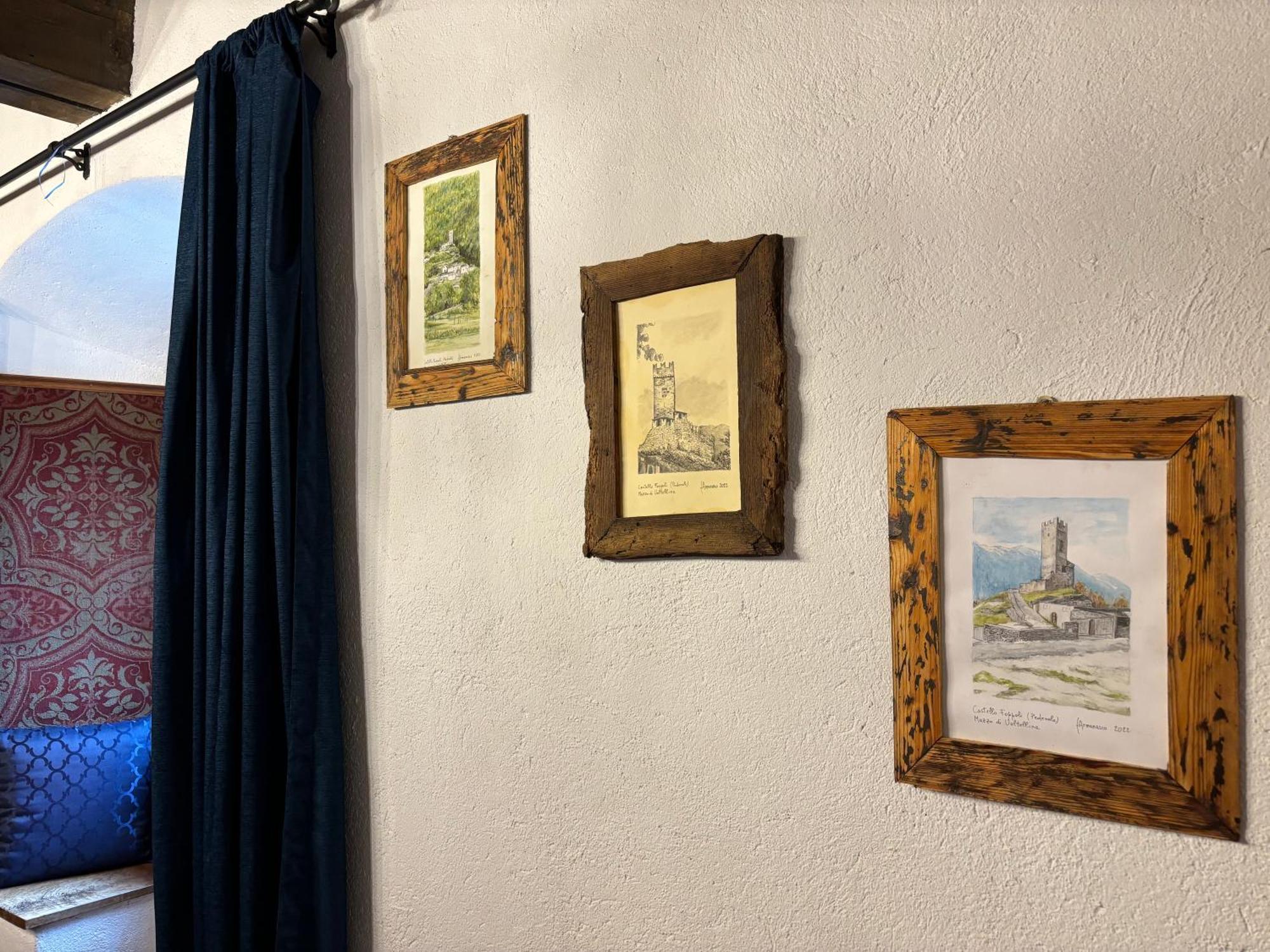 Foppoli Castle, Private 11Th Century Fortress With Panoramic View, Sauna And Hot Tub Overlooking The Valtellina Mazzo di Valtellina Eksteriør bilde